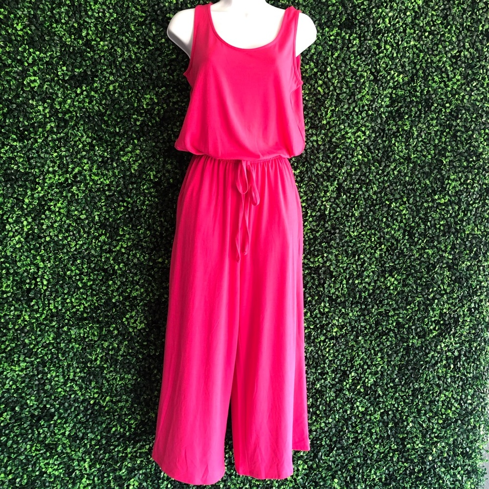 Zenana cropped jumper in hot Pink, S-XL